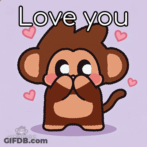 Cartoon Loaf Of Bread Saying Loof Ya GIF