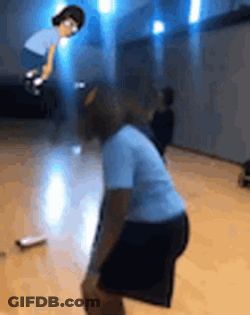 Cartoon Look Alike Twerking GIF
