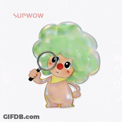 Cartoon Magnifying Glass Let Me Have A Look GIF