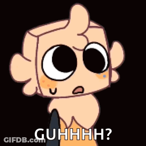 Cartoon Making Funny Face Guuhh GIF