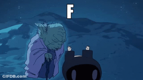 Cartoon Man And Monster With F GIF