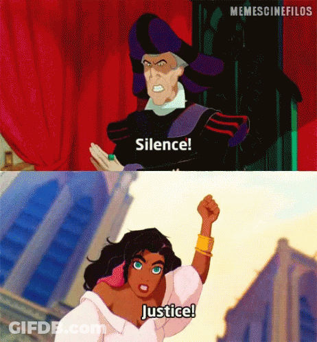 Cartoon Man And Woman Justice GIF