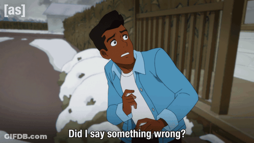 Cartoon Man Asking Did I Do Something Wrong GIF