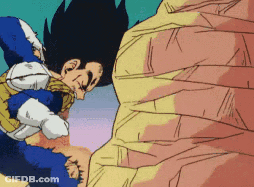 Cartoon Man Being Punching GIF