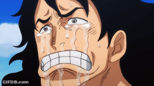 Cartoon Man Crying Tears GIF