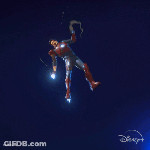 Cartoon Man Doing Handstand With Disney Logo GIF