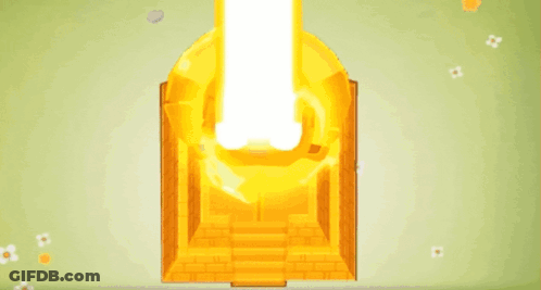 Cartoon Man Face In Door Hole GIF