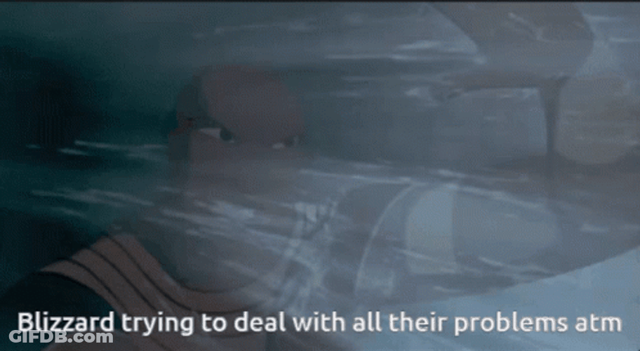 Cartoon Man Fighting Off Blizzard Meme GIF