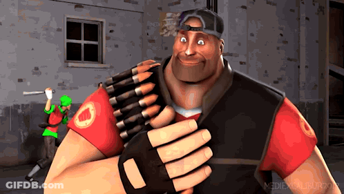 Cartoon Man Holding Bullets Mediexcultur2014 GIF