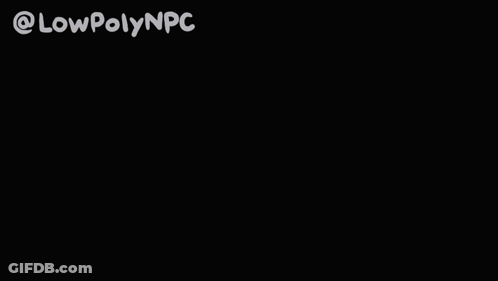 Cartoon Man Holding Camera Saying Lowpolynpc GIF