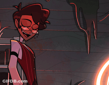 Cartoon Man Holding Flame GIF
