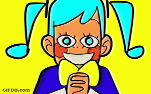 Cartoon Man Holding Gun In Front Of Fire Hydrant GIF