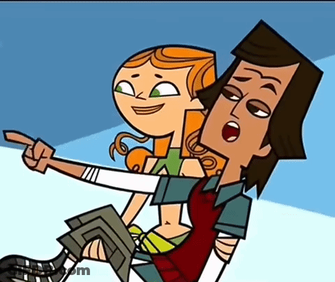 Cartoon Man Holding Woman In His Arms GIF