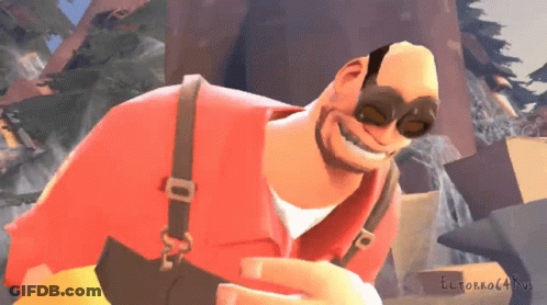 Cartoon Man In Goggles And Red Shirt GIF