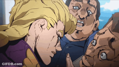 Cartoon Man In Purple Shirt GIF