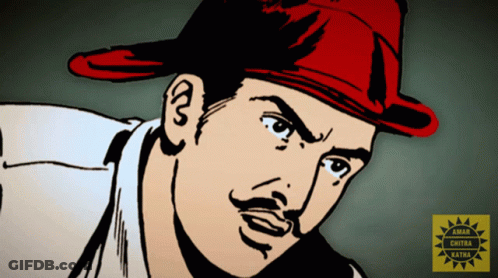 Cartoon Man In Red Hat Amal Chhatra GIF