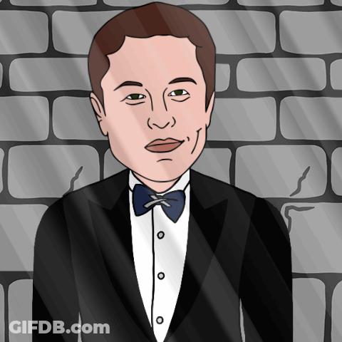 Cartoon Man In Suit And Bow Tie GIF