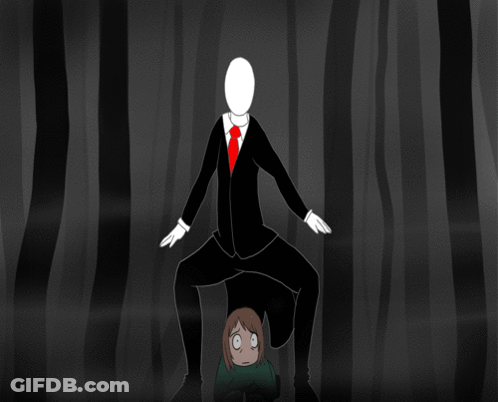 Cartoon Man In Suit With Red Tie GIF