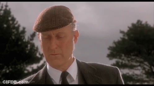 Cartoon Man In Top Hat With Cane GIF
