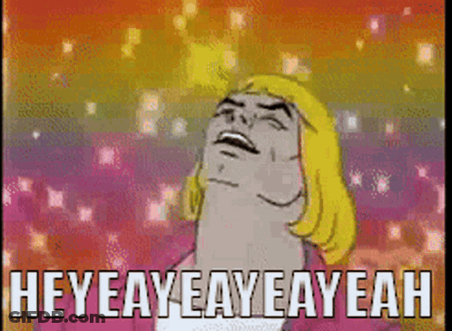 Cartoon Man Laughing Heyeay Eay Eay Yeah GIF