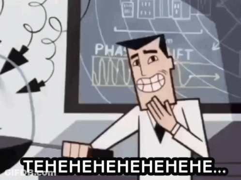 Cartoon Man Laughing In Front Of Phase Lift Screen GIF