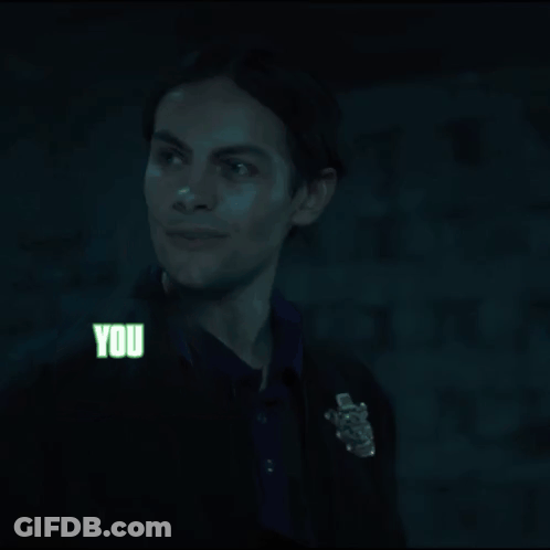 Cartoon Man Laying Down In Black Shirt GIF