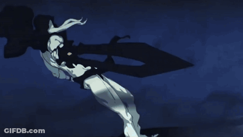 Cartoon Man Laying Down In Black Shirt GIF