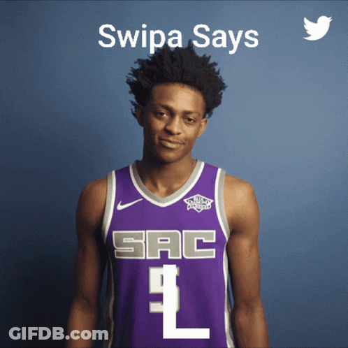 Cartoon Man Laying Down Purple Background GIF