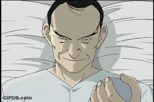 Cartoon Man Laying In Bed GIF