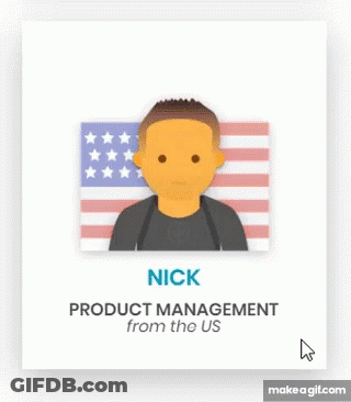 Cartoon Man Named Nick GIF