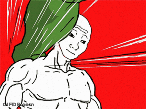 Cartoon Man Punched By Green Hulk GIF