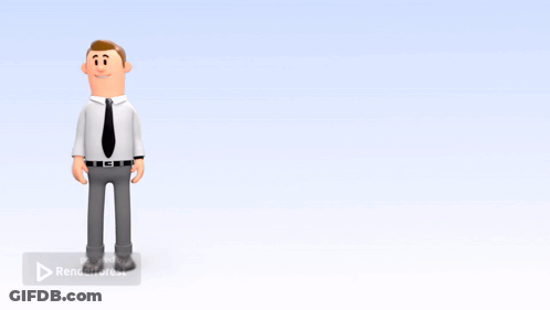 Cartoon Man Saying Being Bosnian Is My Only Personality Trait GIF