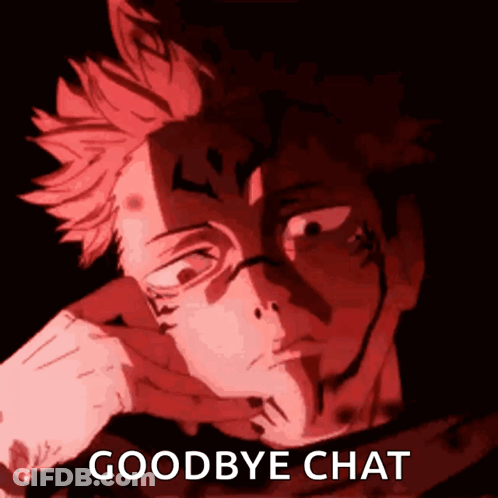 Cartoon Man Saying Goodbye Chat GIF