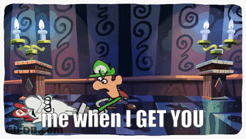 Cartoon Man Saying Me When I Get You GIF