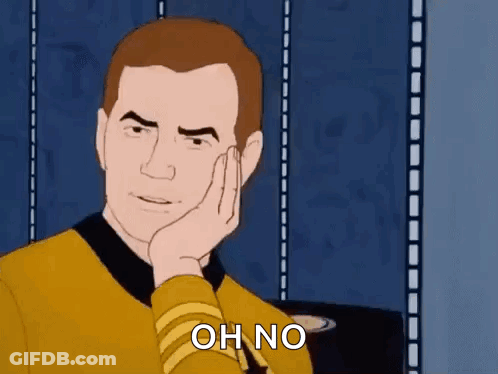 Cartoon Man Saying Oh No With Hand To Face GIF