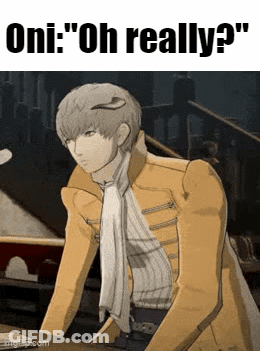 Cartoon Man Saying Oh Really GIF