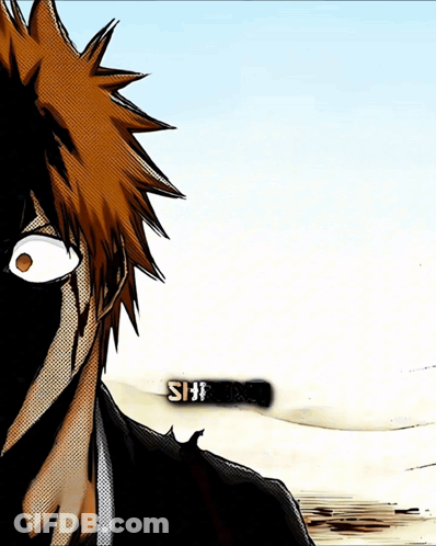 Cartoon Man Saying Shh GIF