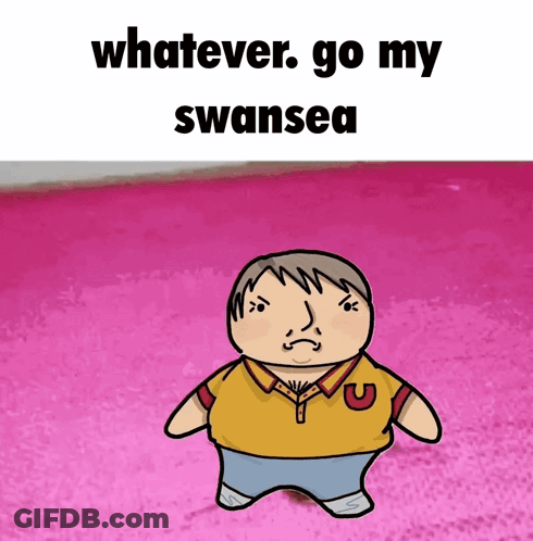 Cartoon Man Saying Whatever GIF