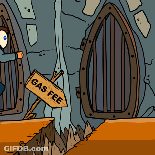 Cartoon Man Standing In Front Of Stonks Chart GIF