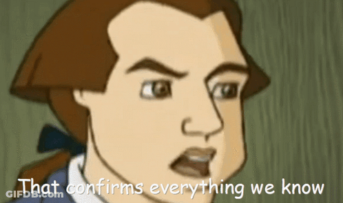 Cartoon Man That Confirms Everything We Know GIF