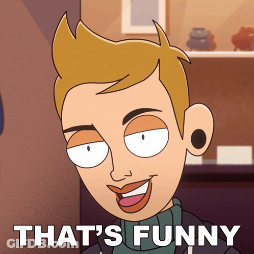Cartoon Man That's Funny GIF