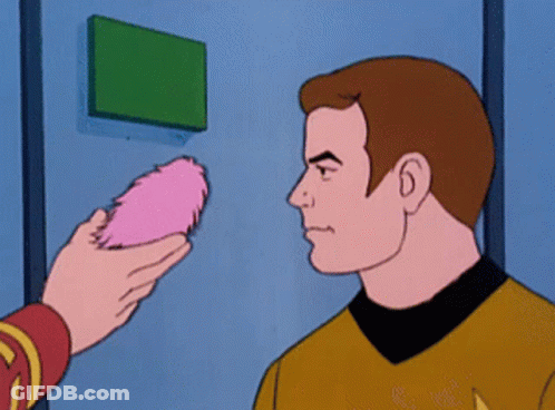Cartoon Man Touched By Another Man's Hand GIF