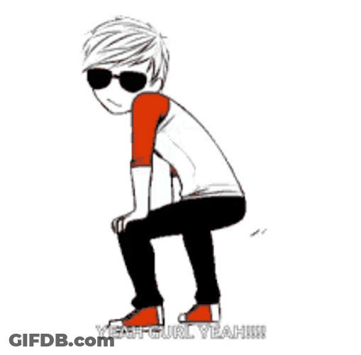Cartoon Man Twerking GIF