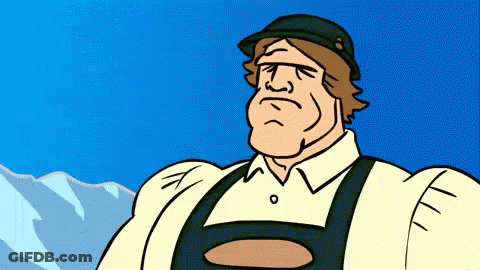 Cartoon Man Wearing Hat GIF