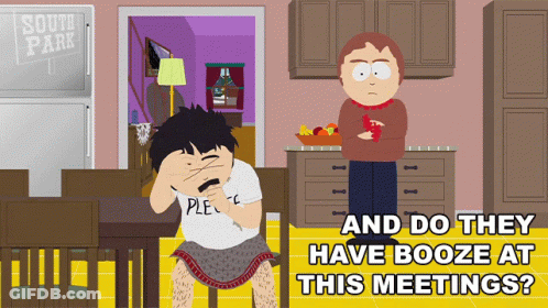 Cartoon Man Wearing Ple Shirt GIF
