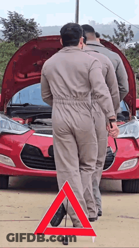 Cartoon Man Wearing Seat Belt And Smiling GIF