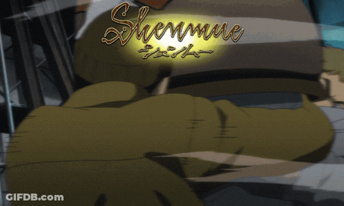 Cartoon Man Wearing Shenmue Hat GIF