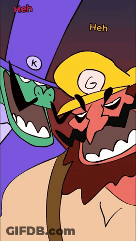 Cartoon Man With Beard And Yellow Hat GIF