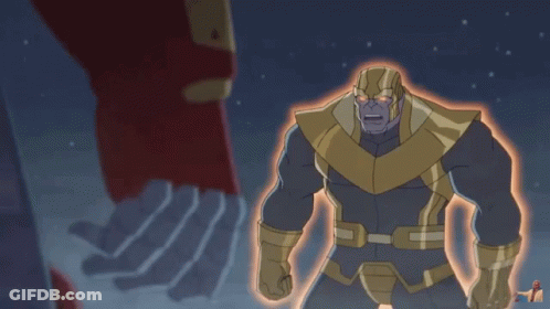 Cartoon Man With Beard Sitting In Room GIF