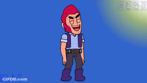 Cartoon Man With Blas Word GIF